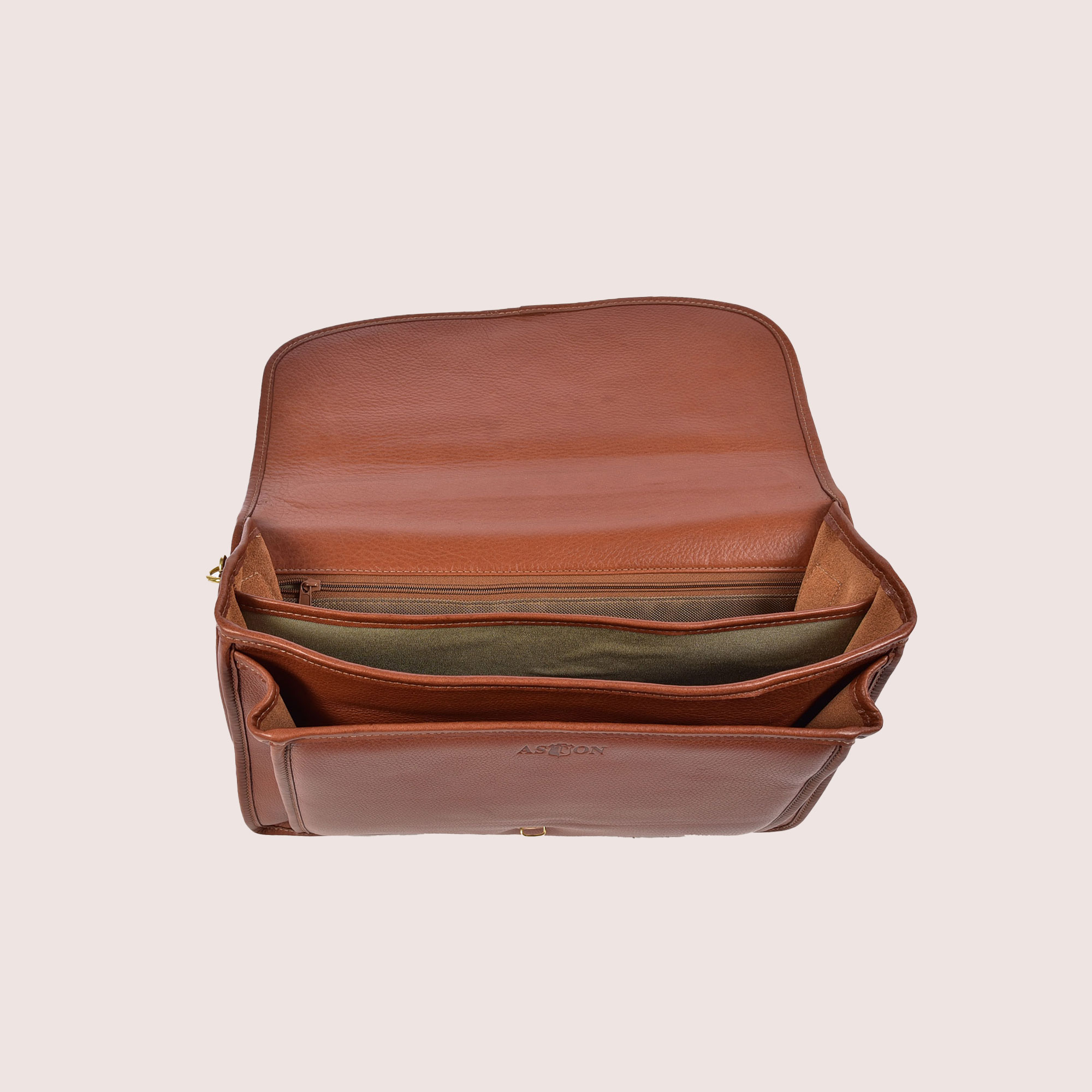 Simon Double Compartment Briefcase