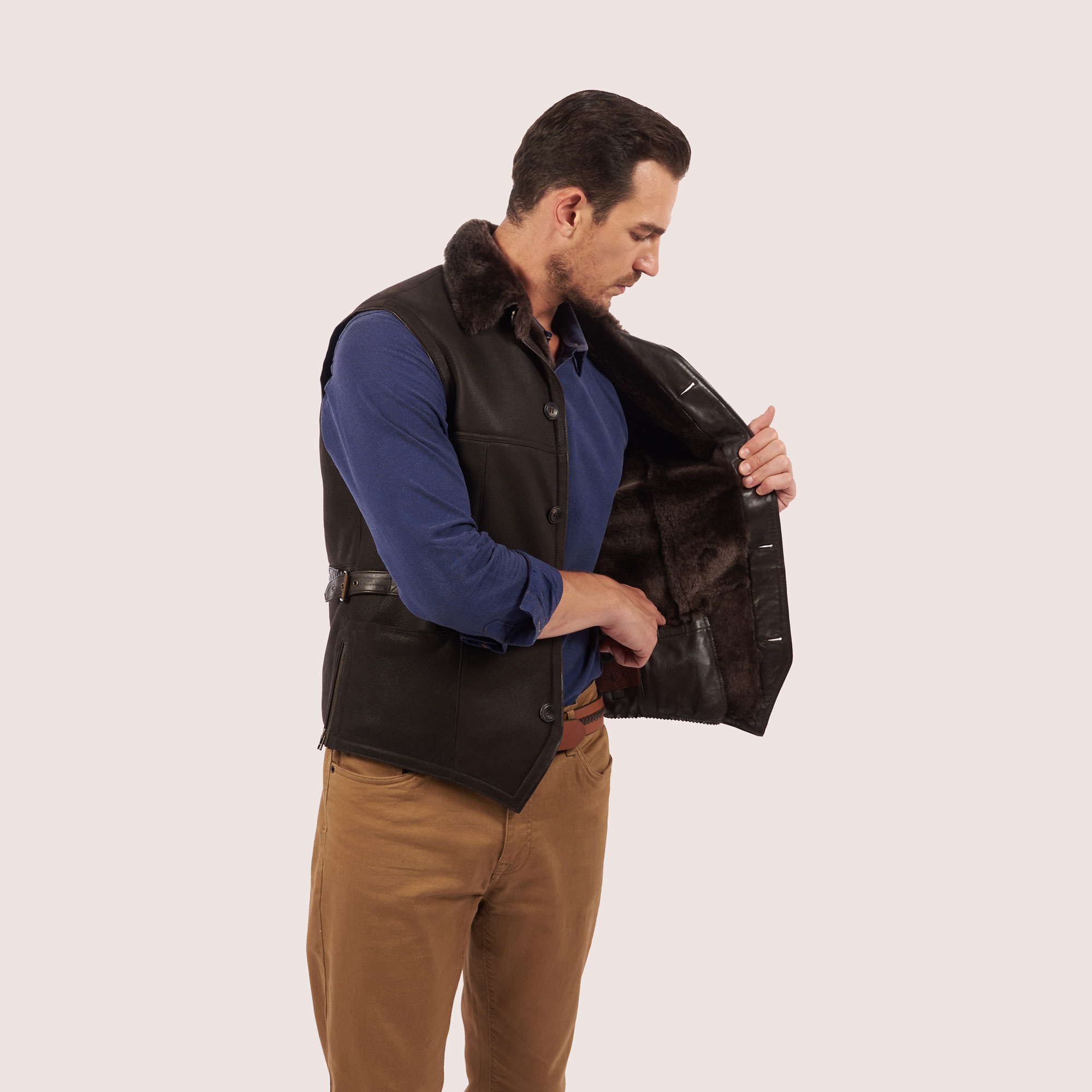 Barrett shearling vest