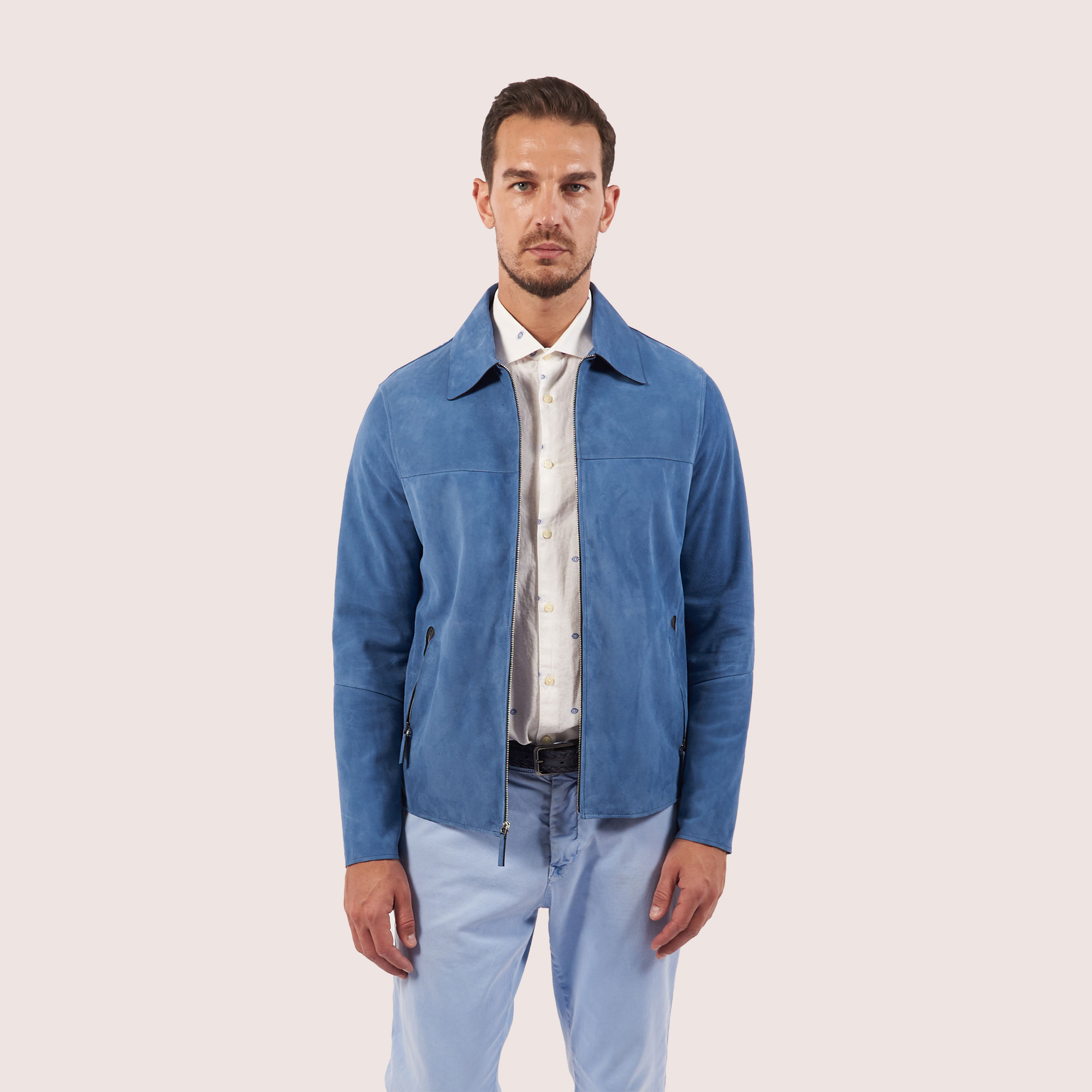 Everett goat suede jacket