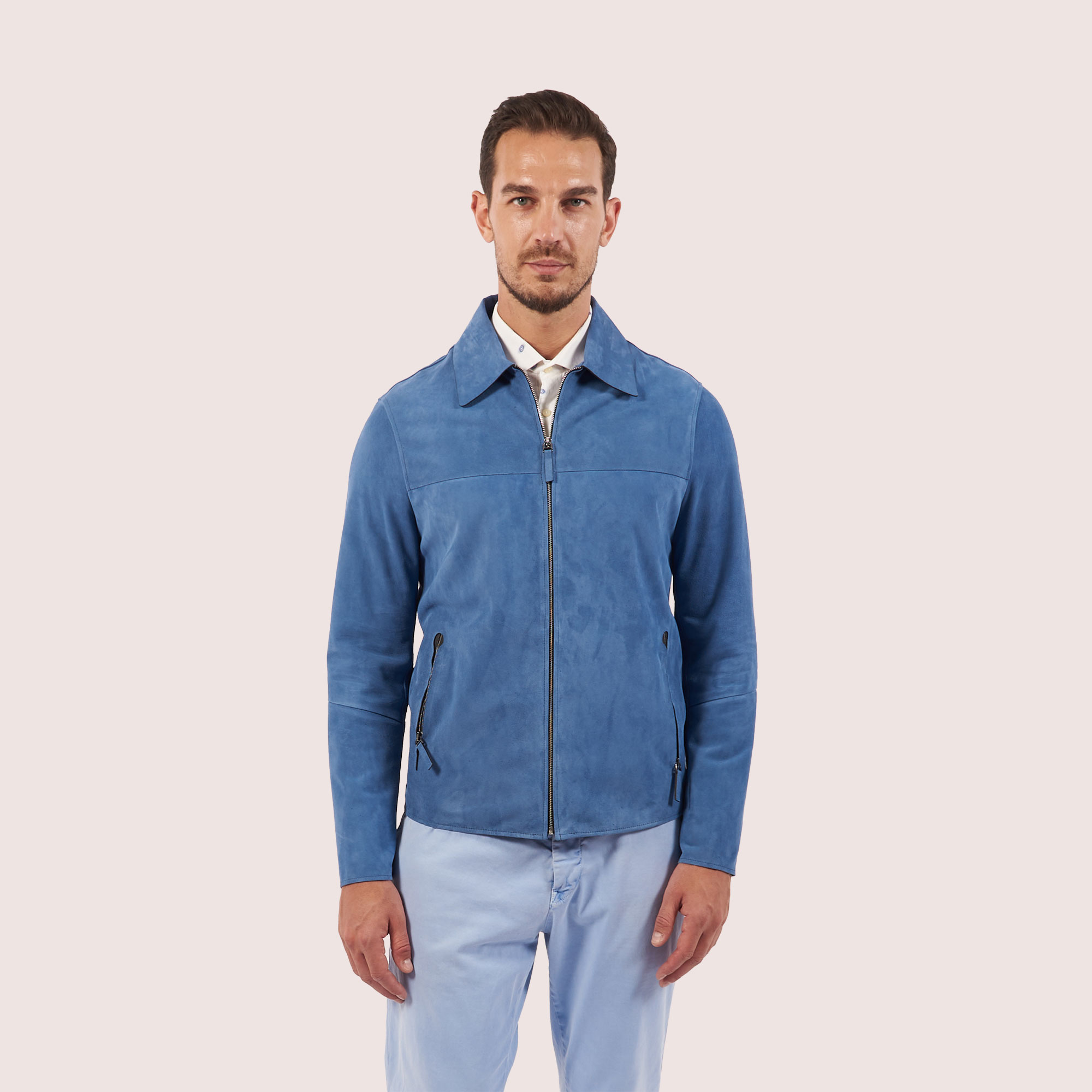 Everett goat suede jacket