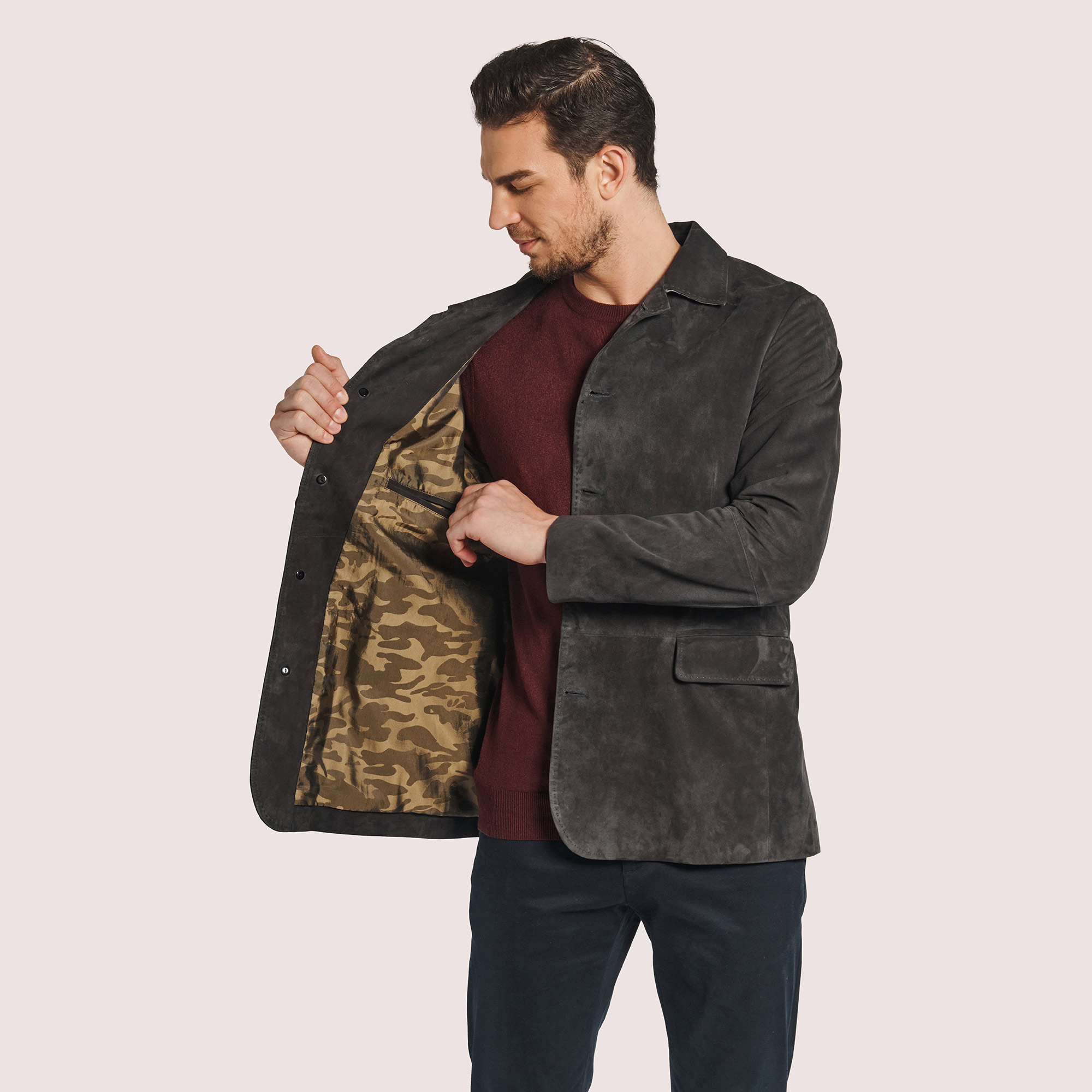 McKinley Goat Suede Blazer  McKinley Goat Suede Blazer