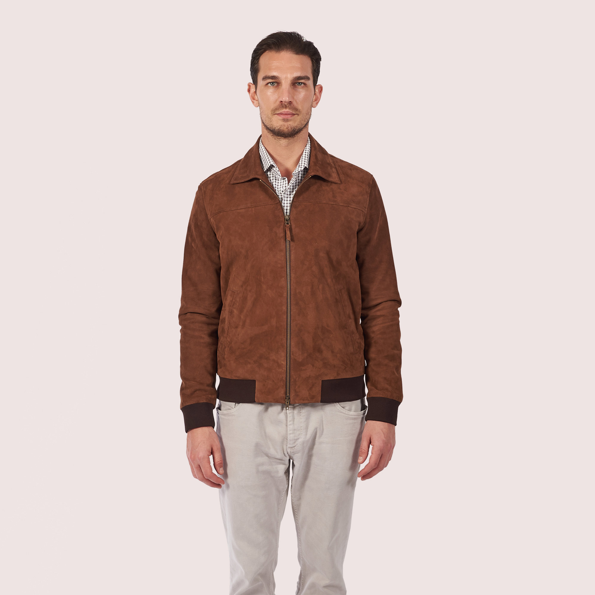 Graham Goat Suede Jacket