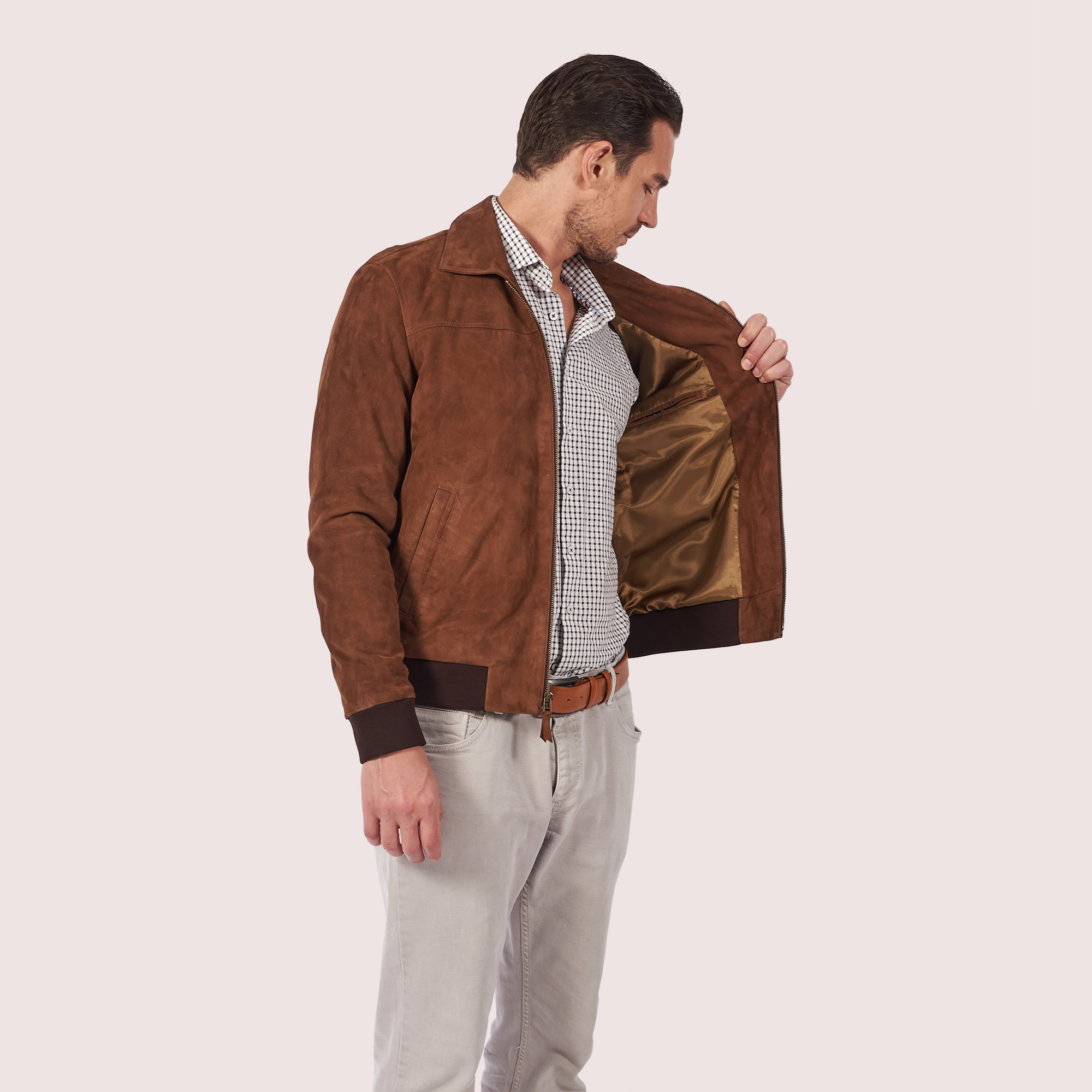 Graham Goat Suede Jacket