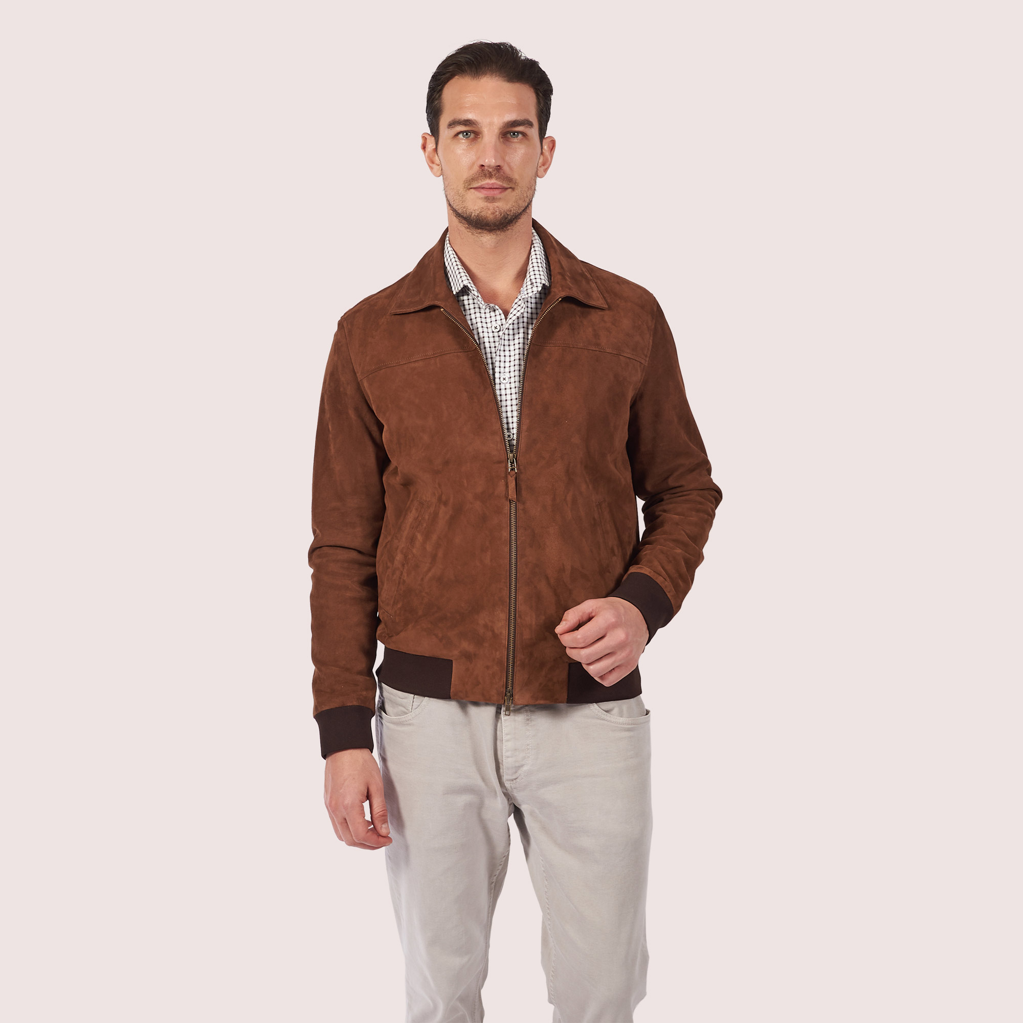 Graham Goat Suede Jacket