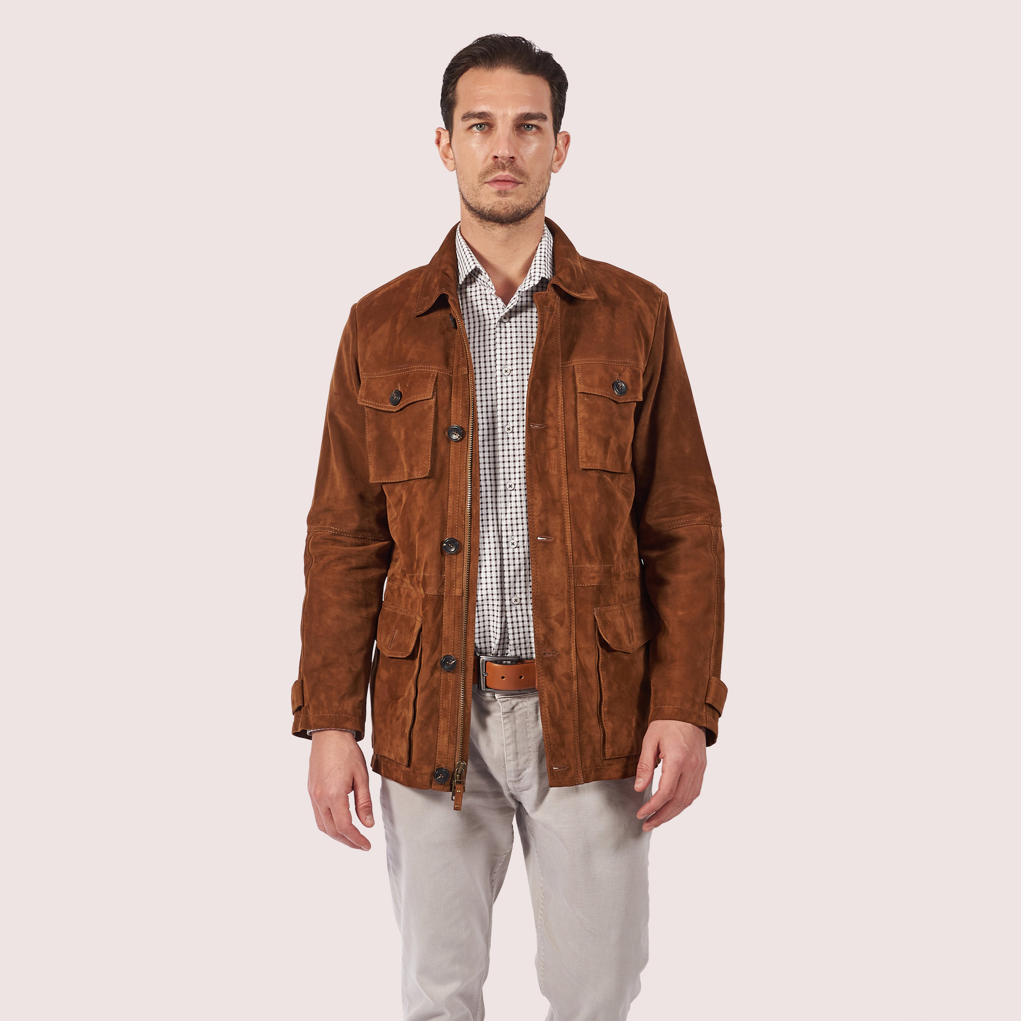 Safari Field Goat Suede Jacket Safari Field Goat Suede Jacket