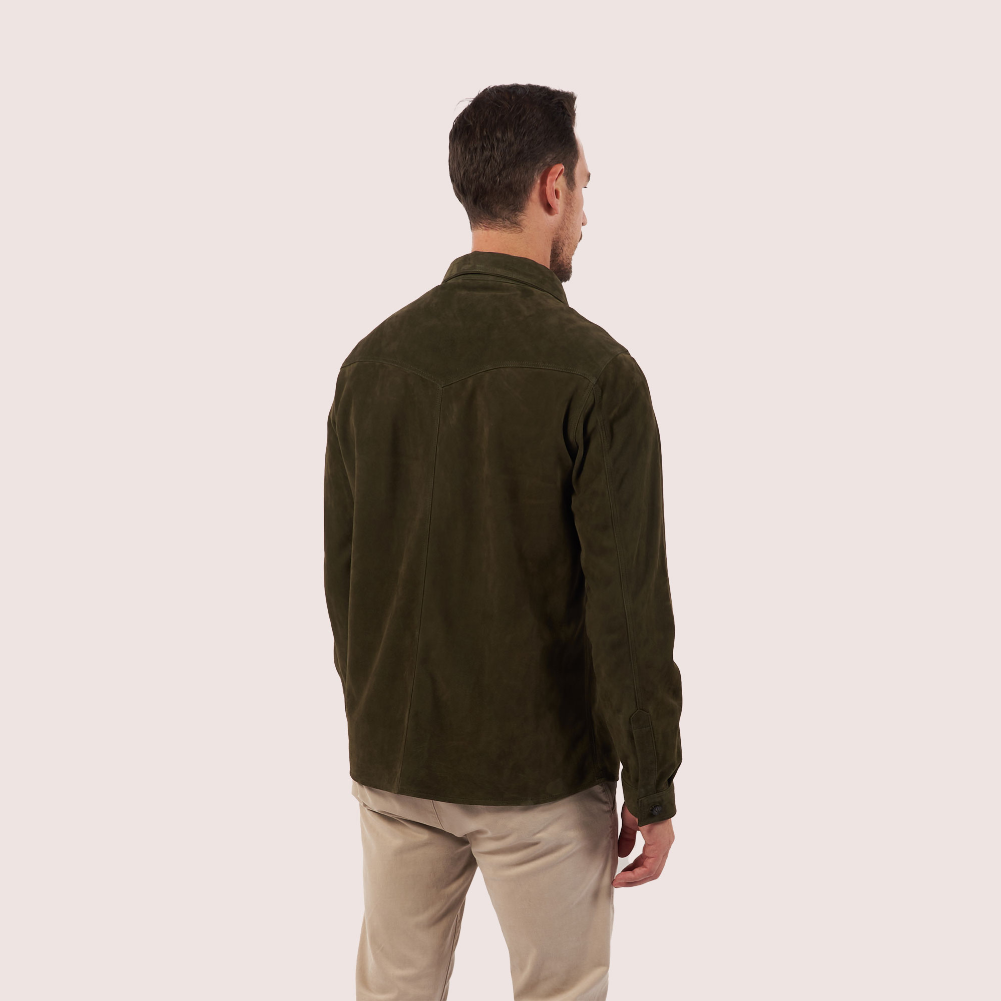 Langley goat suede shirt Langley goat suede shirt