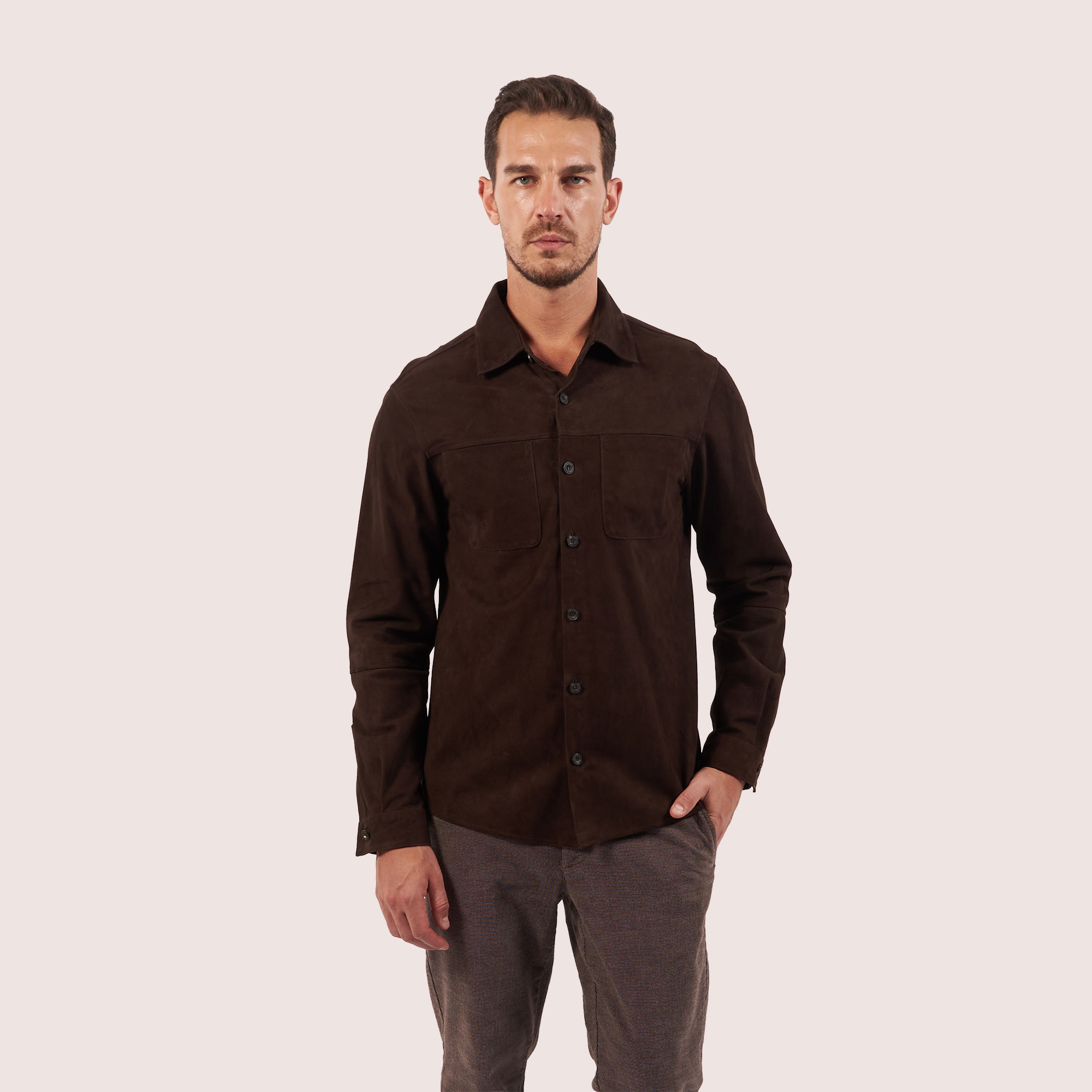 Hartford Goat Suede Shirt Hartford Goat Suede Shirt