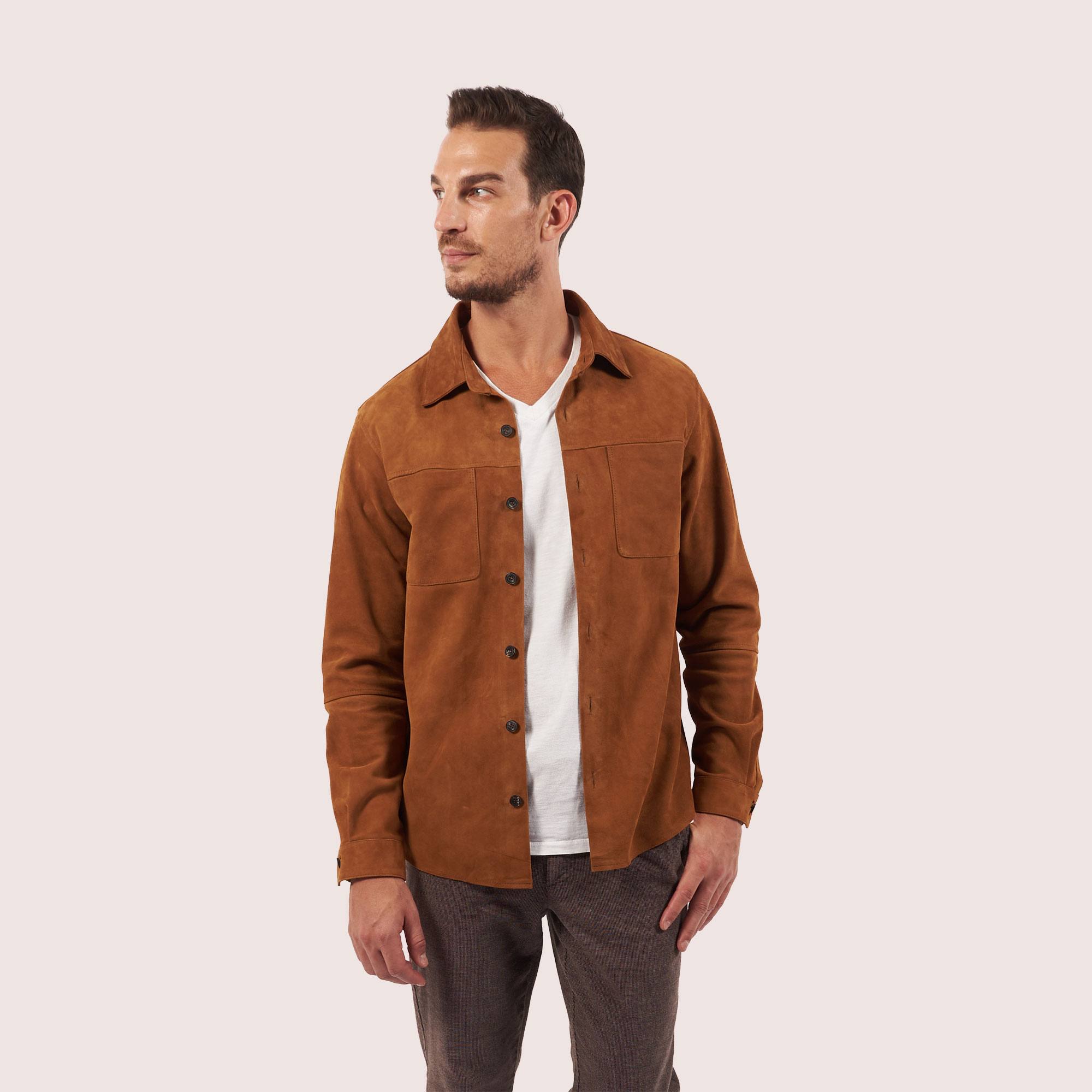 Hartford Goat Suede Shirt Hartford Goat Suede Shirt