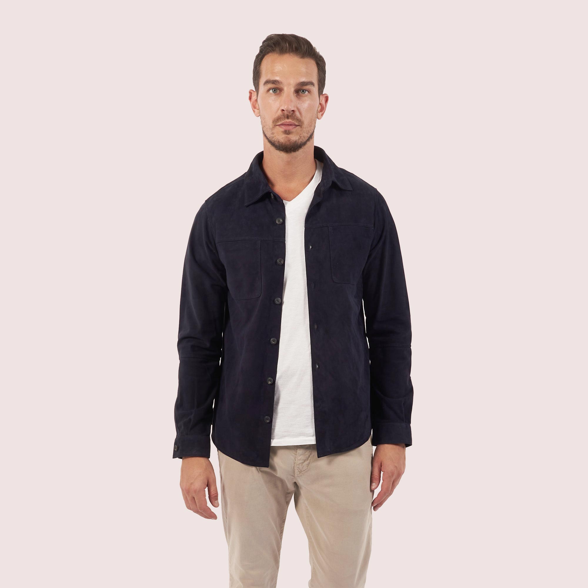 Hartford Goat Suede Shirt Hartford Goat Suede Shirt