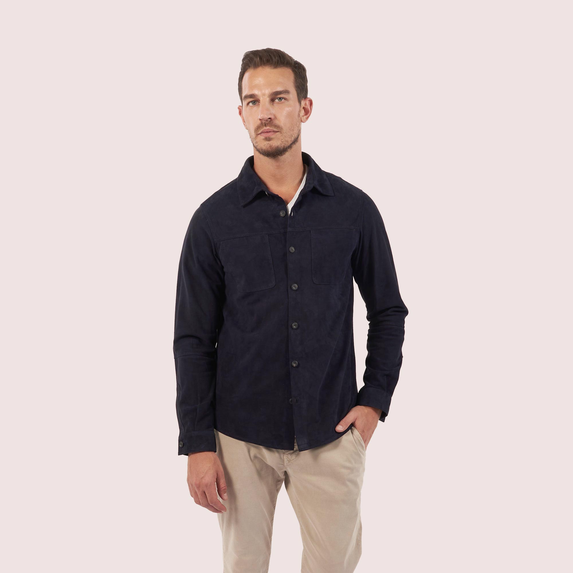 Hartford Goat Suede Shirt Hartford Goat Suede Shirt