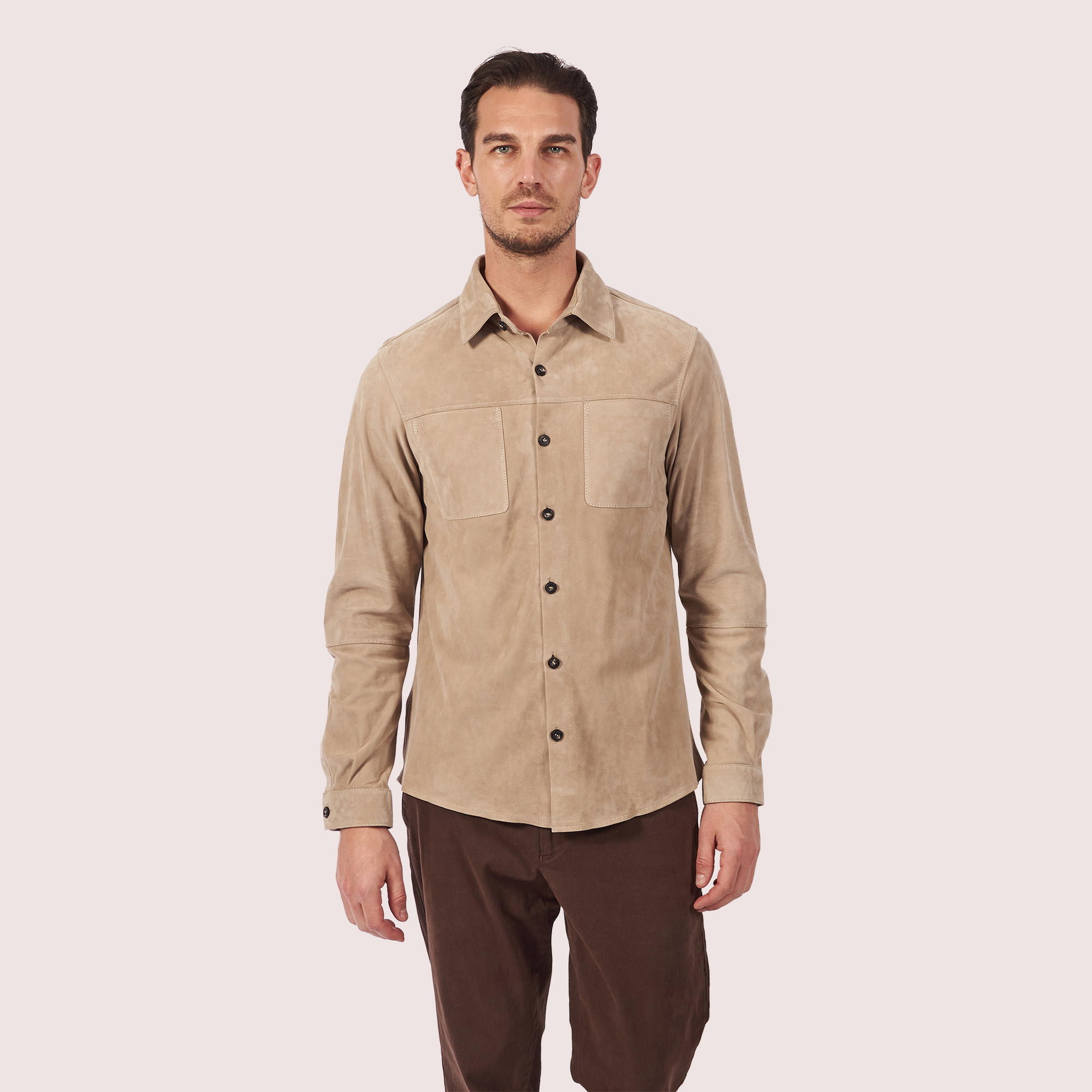 Hartford Goat Suede Shirt Hartford Goat Suede Shirt