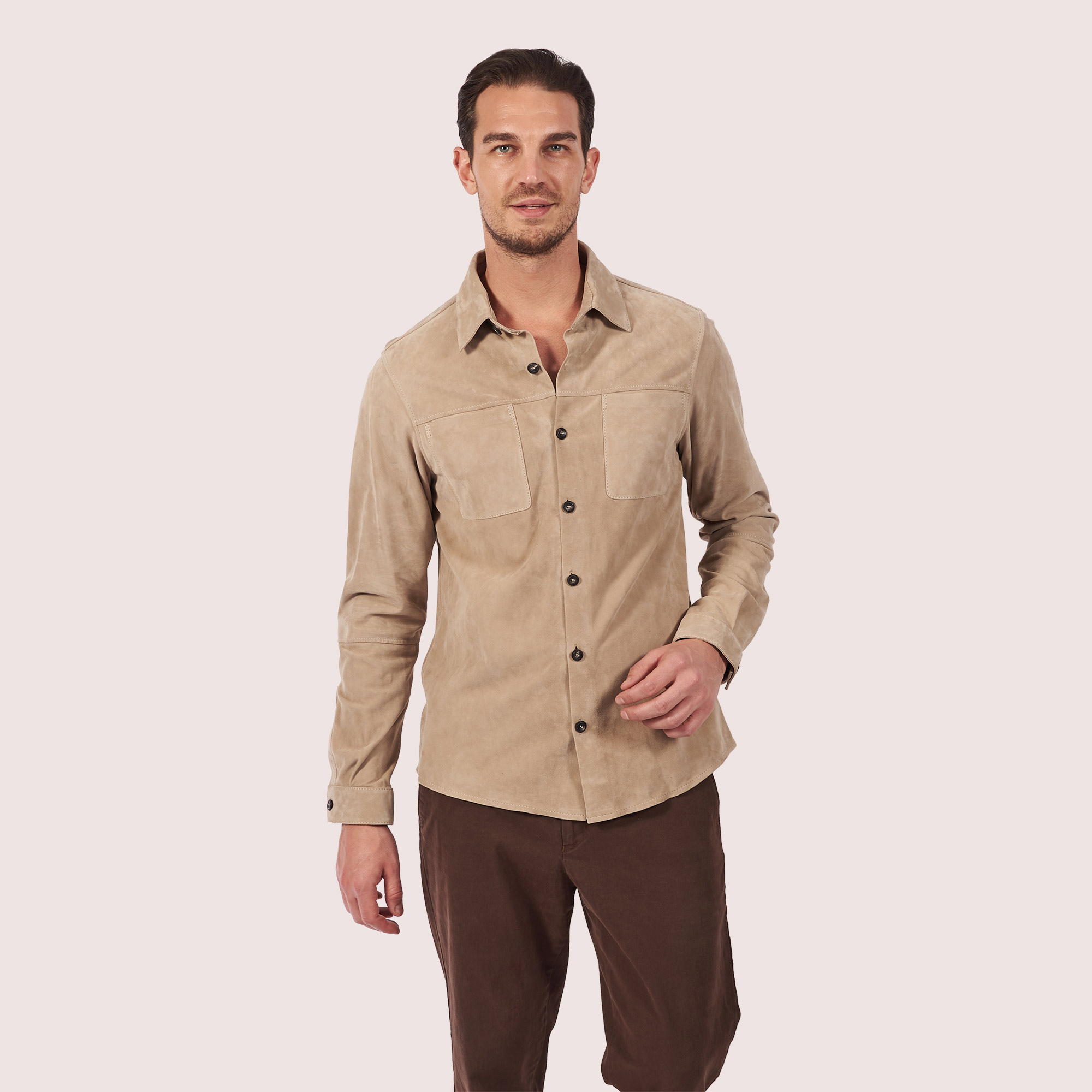 Hartford Goat Suede Shirt Hartford Goat Suede Shirt