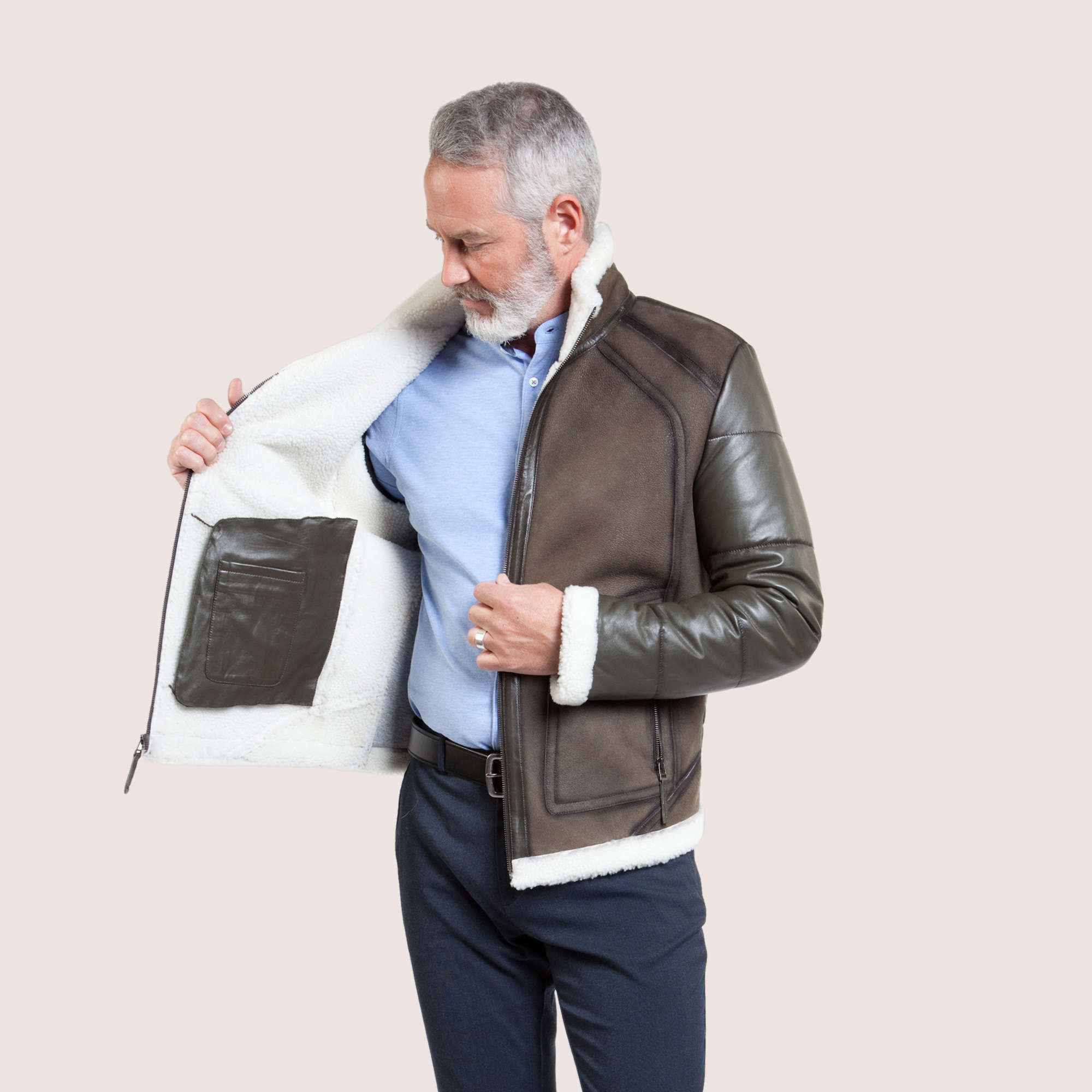 Hudson Shearling& Lambskin Jacket Hudson Shearling& Lambskin Jacket