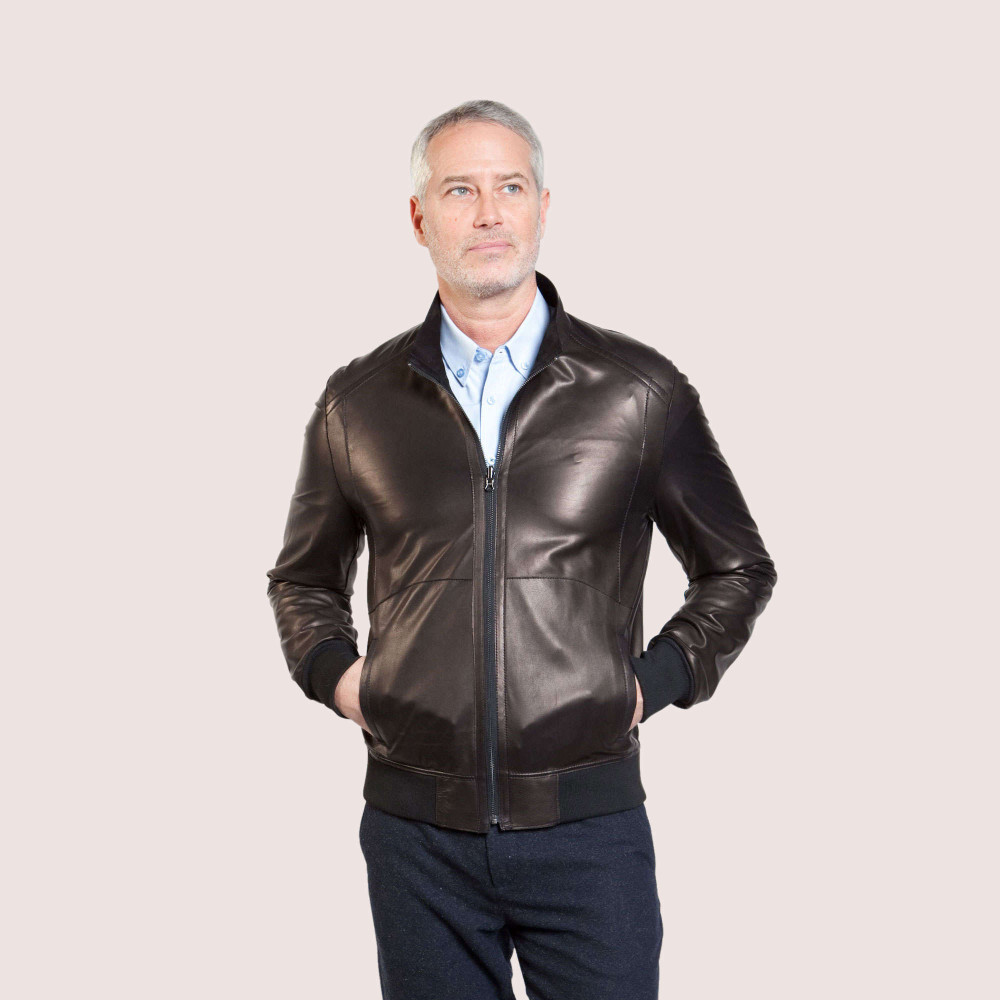 Troy Reversible Goat Suede Jacket