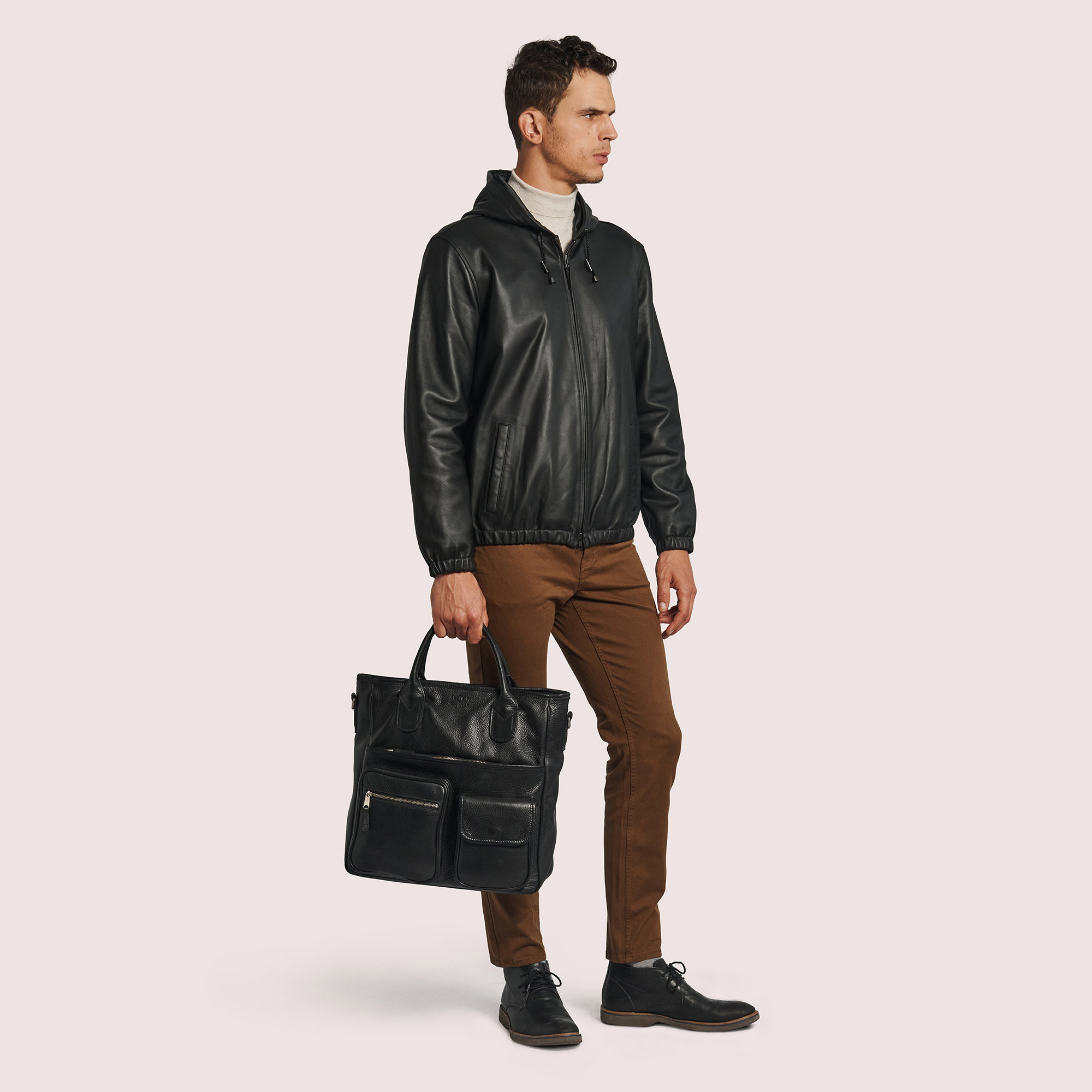 Gaspar Lambskin Hoodie  Gaspar Lambskin Hoodie