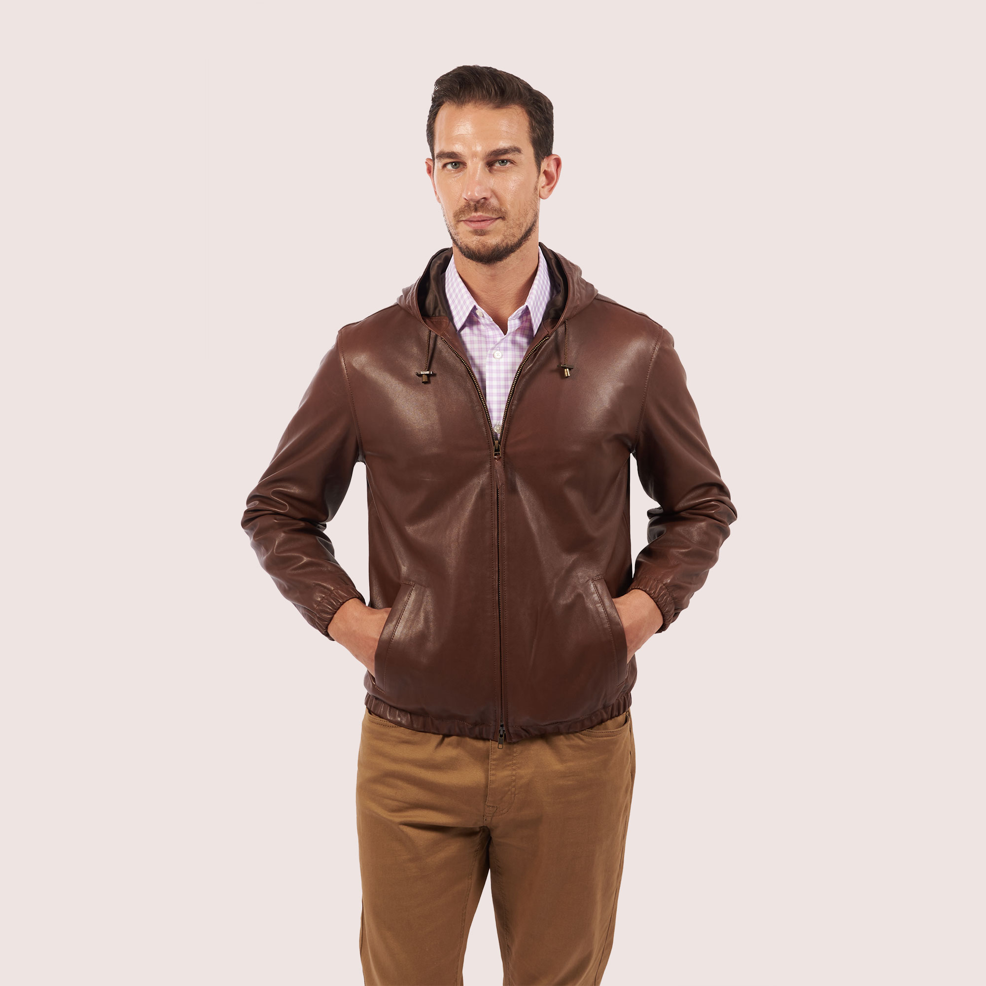 Gaspar Lambskin Hoodie  Gaspar Lambskin Hoodie