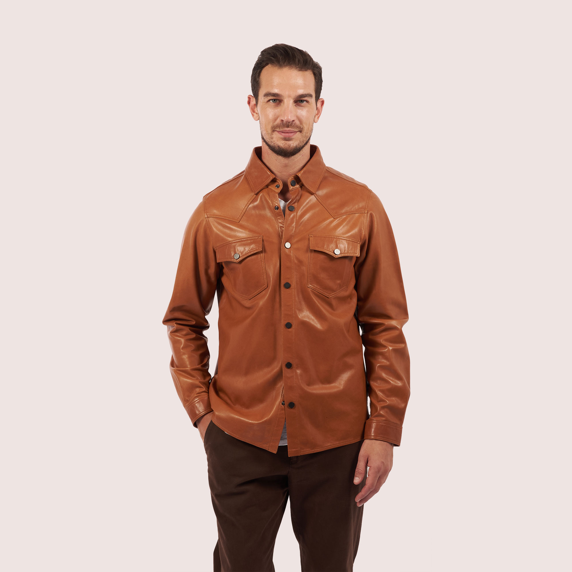 Raphael lambskin shirt Raphael lambskin shirt