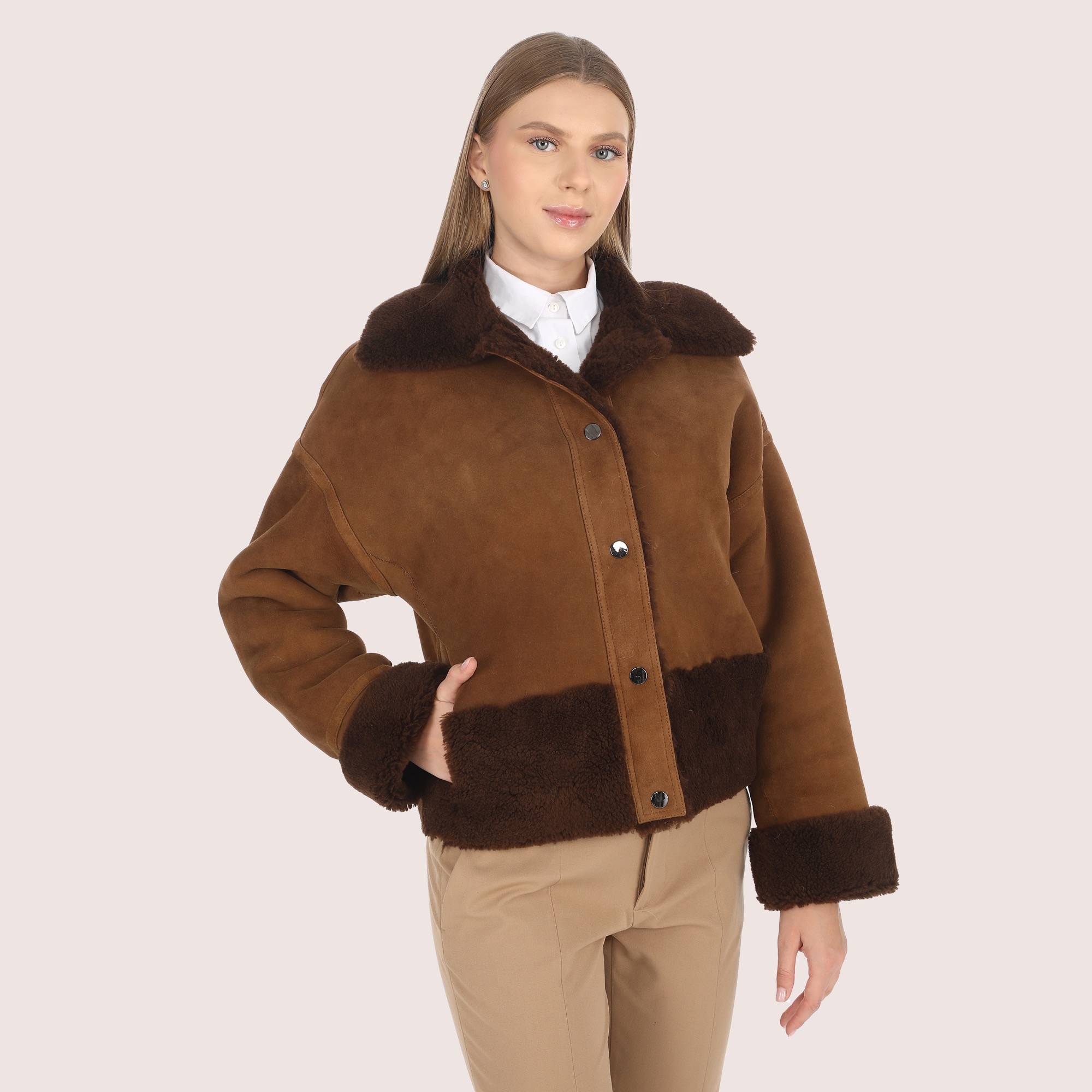 Adriana Shearling Jacket