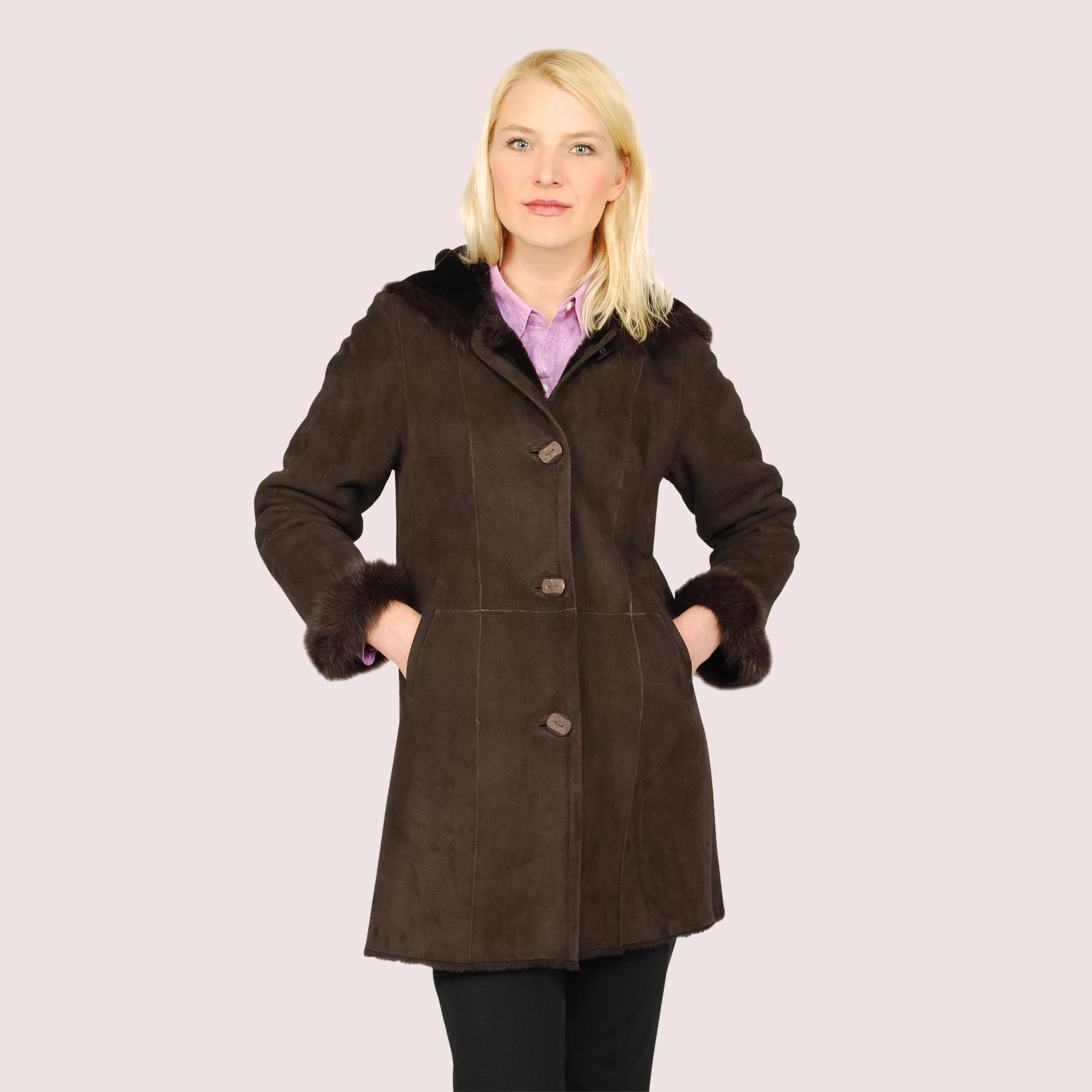 Delphine Shearling Coat Delphine Shearling Coat