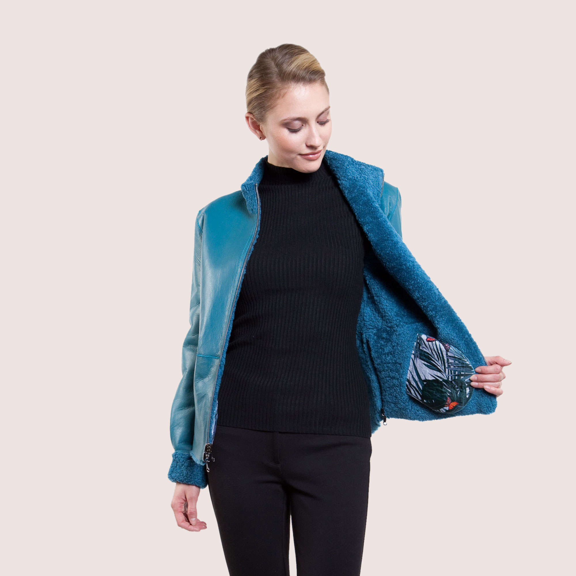 Megan Reversible Shearling Jacket Megan Reversible Shearling Jacket