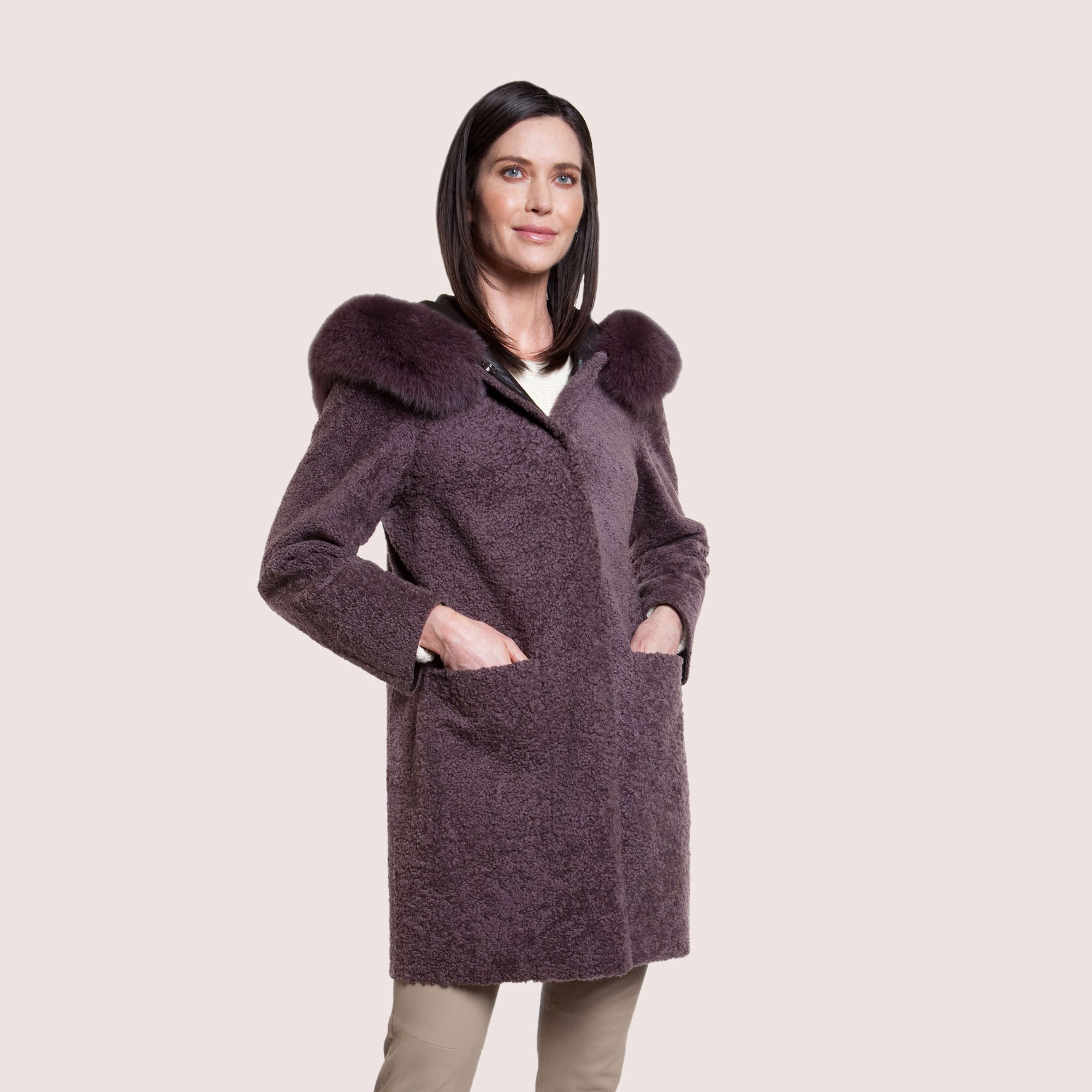 Scarlett Reversible Shearling Coat Scarlett Reversible Shearling Coat
