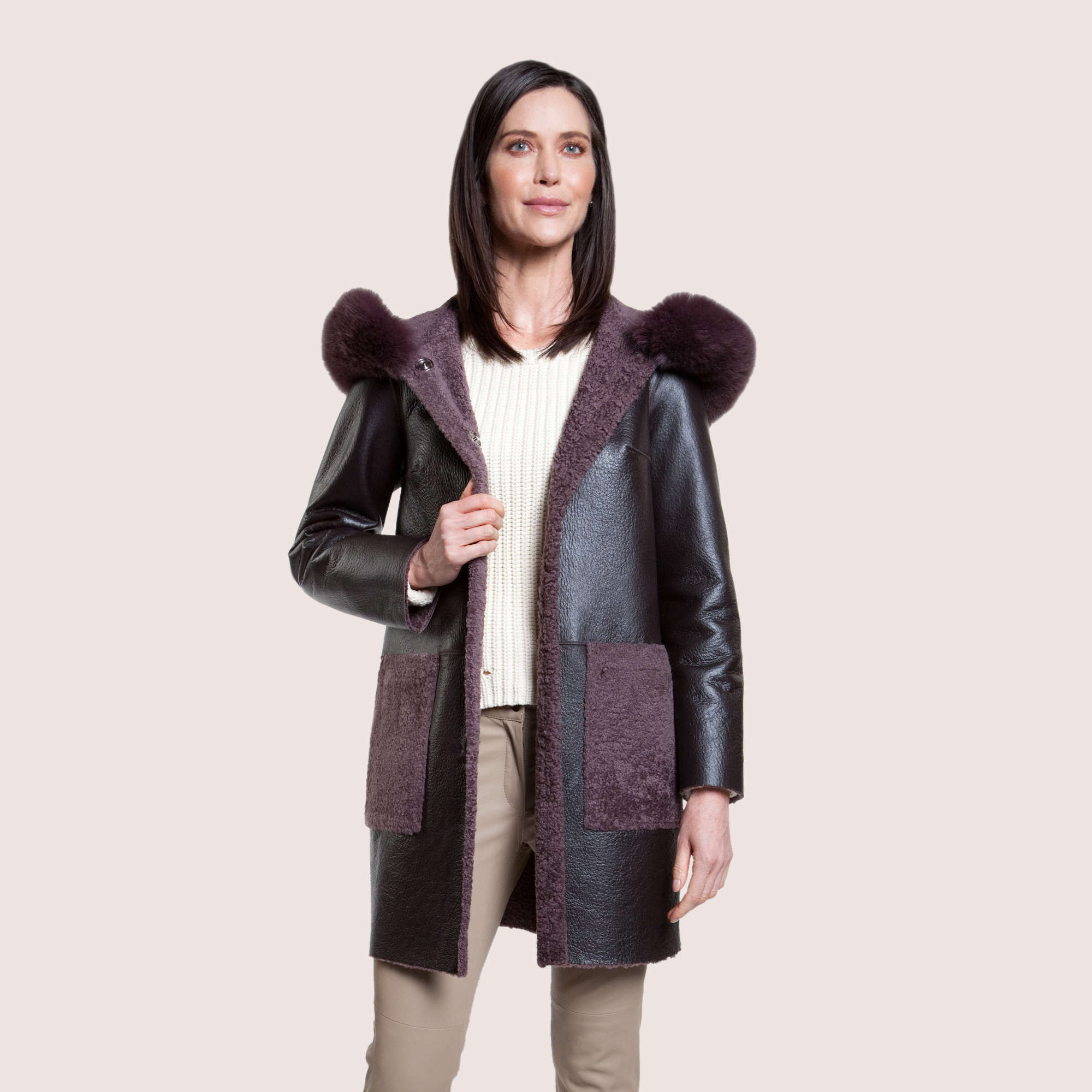 Scarlett Reversible Shearling Coat Scarlett Reversible Shearling Coat